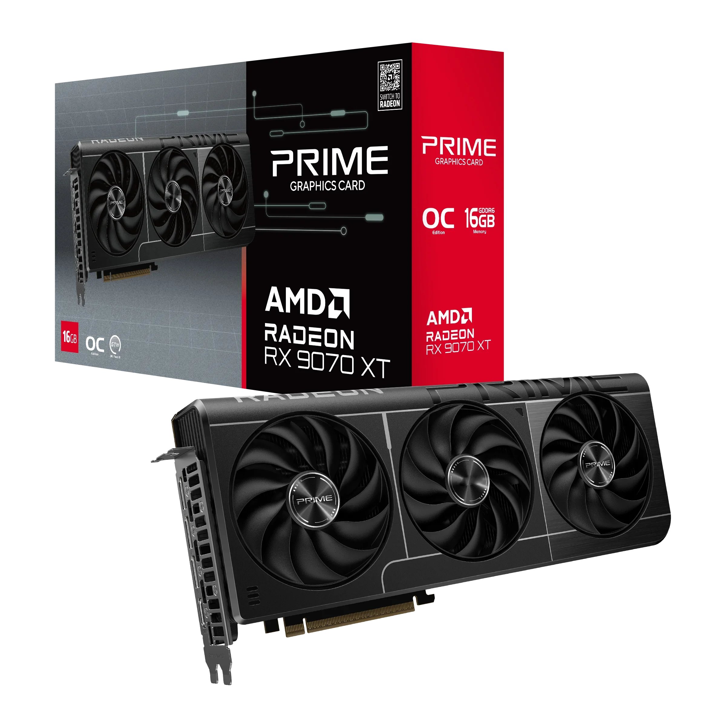 Triple Fan Gaming Graphics Card 16Gb - Placa de Vídeo VGA AMD Radeon