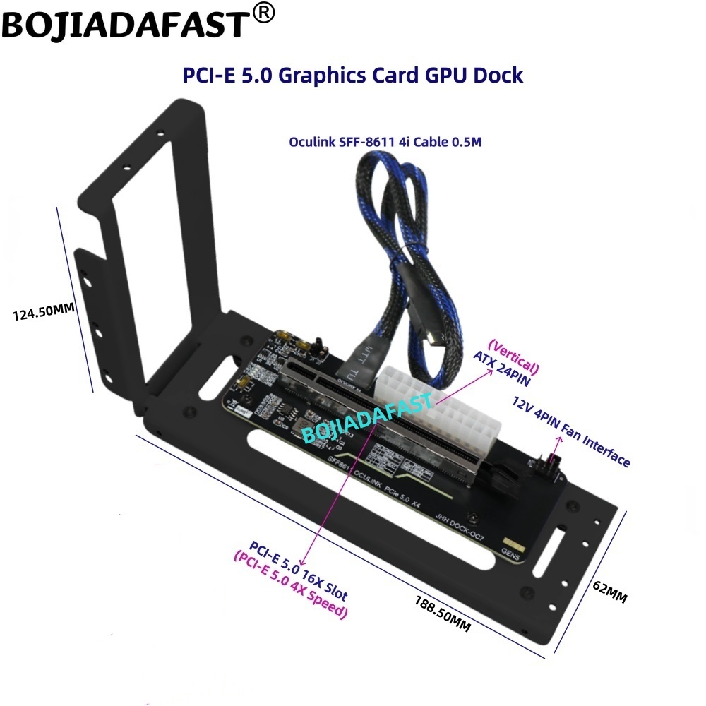 Placa Gráfica Externa PCI-E 5. - Oculink Egpu Dock Graphics Card avaliação e preço