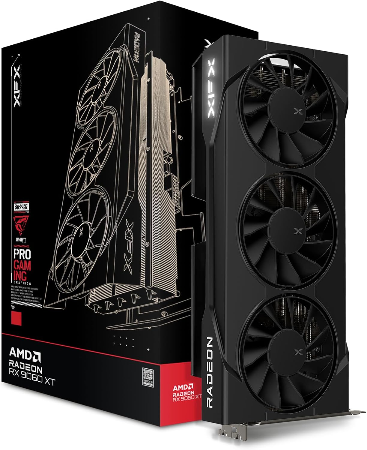 Placa de Vídeo Swift AMD Radeo - Triple Fan Gaming Graphics Card 16Gb avaliação e preço