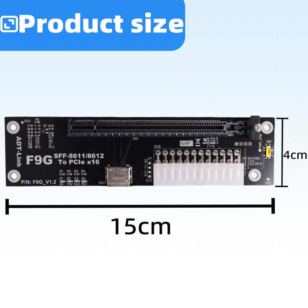 Dock eGPU PCIe 5.0 x4 128Gbps  - Oculink Egpu Dock Graphics Card avaliação e preço